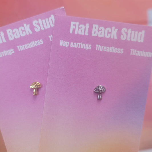 Mushroom Flat Back Stud