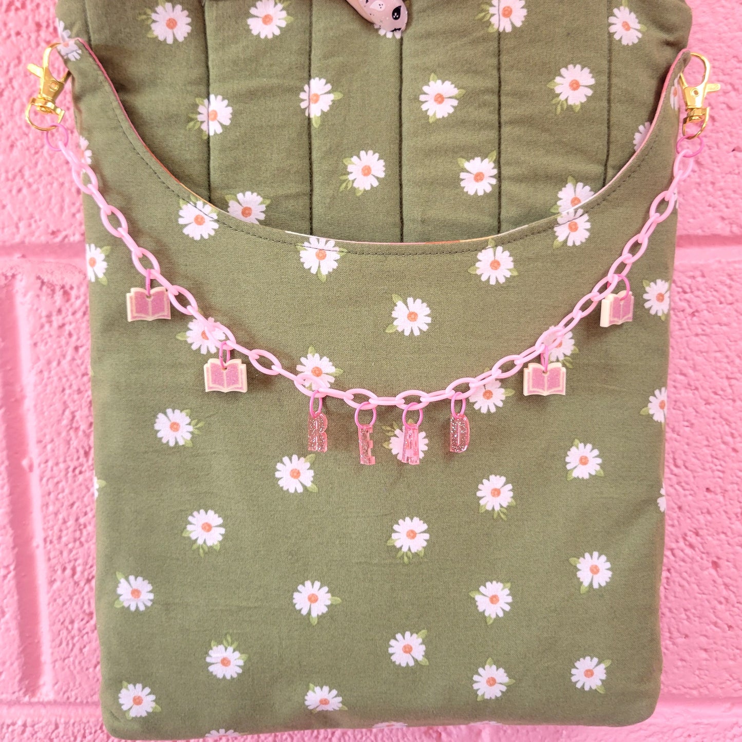 READ - Bookish Bag Charm Chain