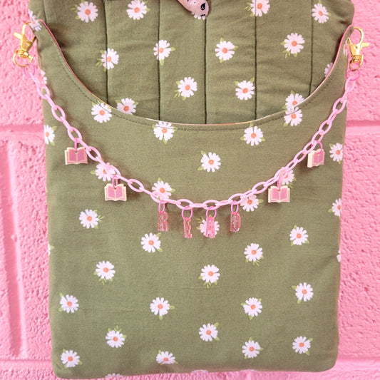 READ - Bookish Bag Charm Chain