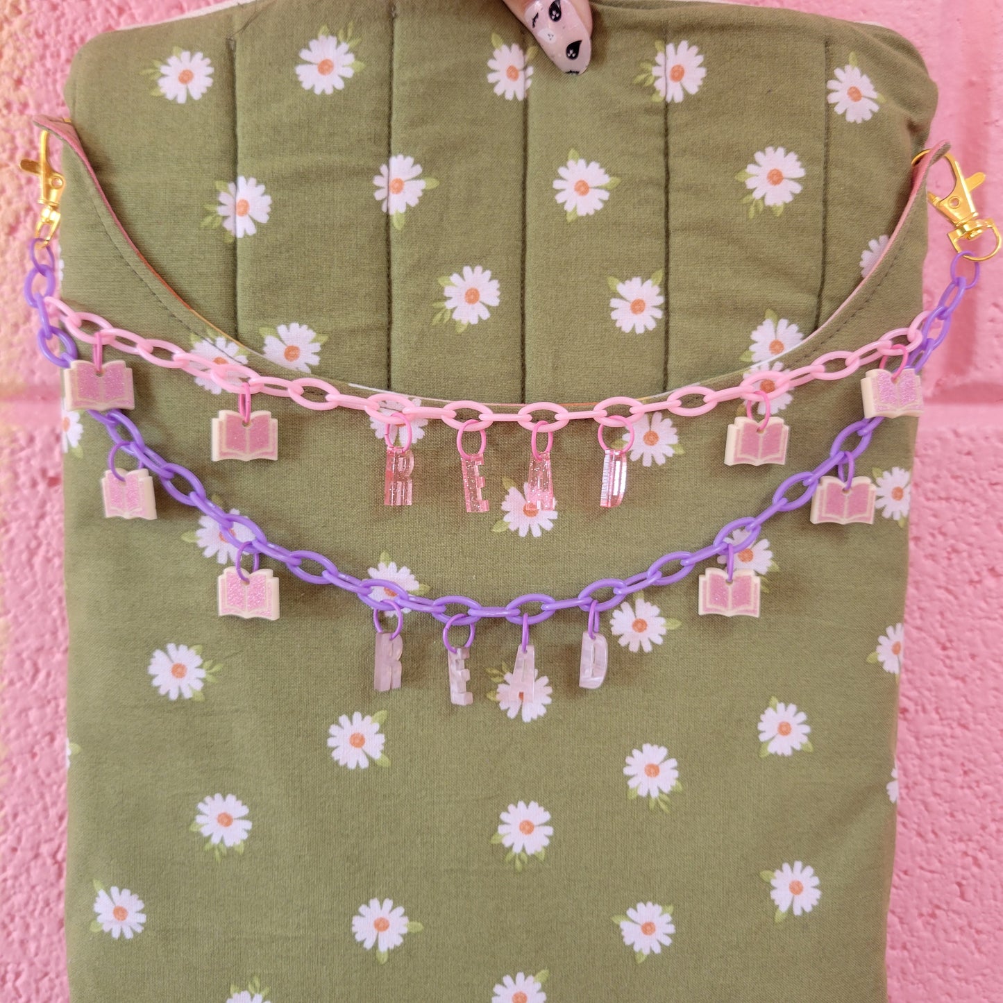READ - Bookish Bag Charm Chain