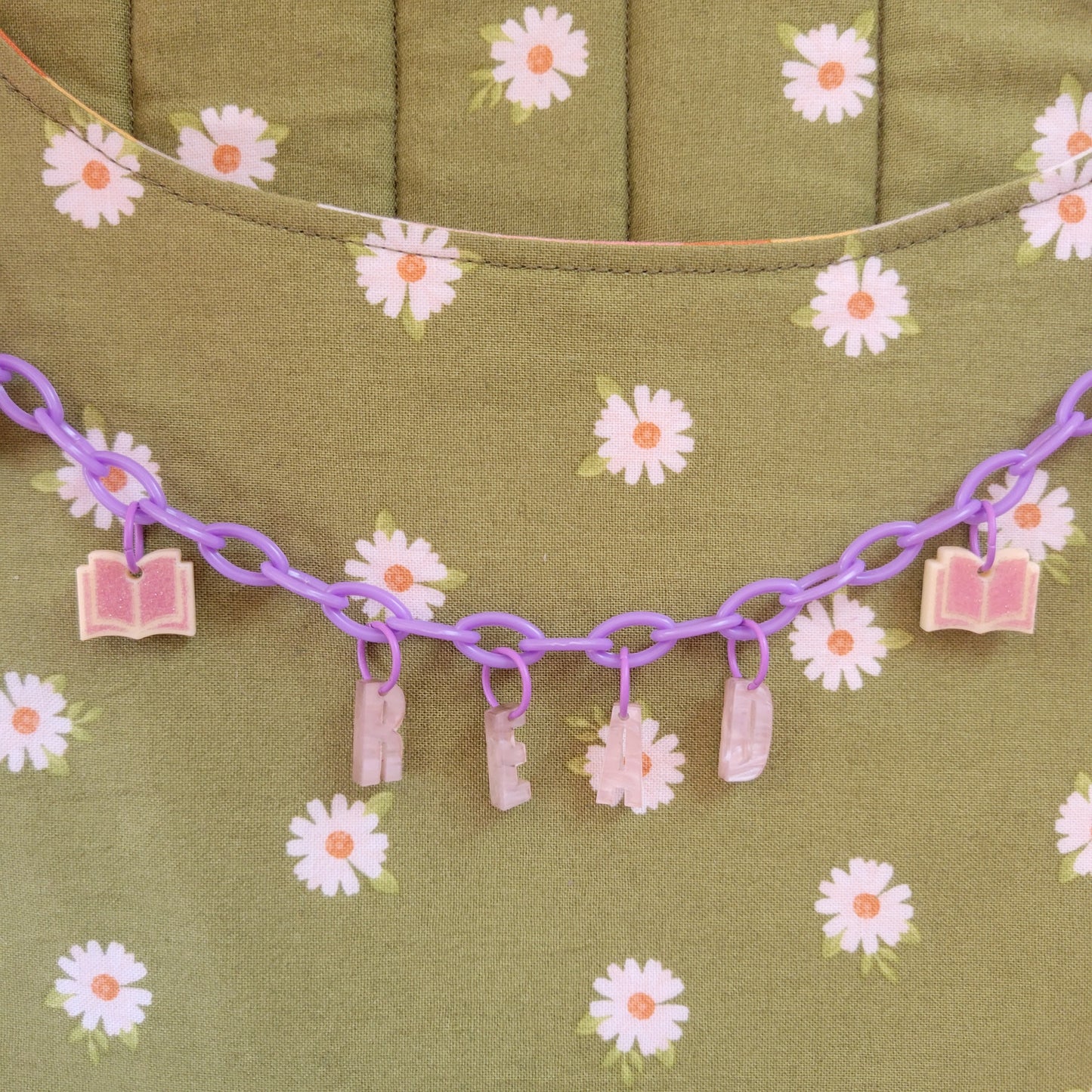 READ - Bookish Bag Charm Chain