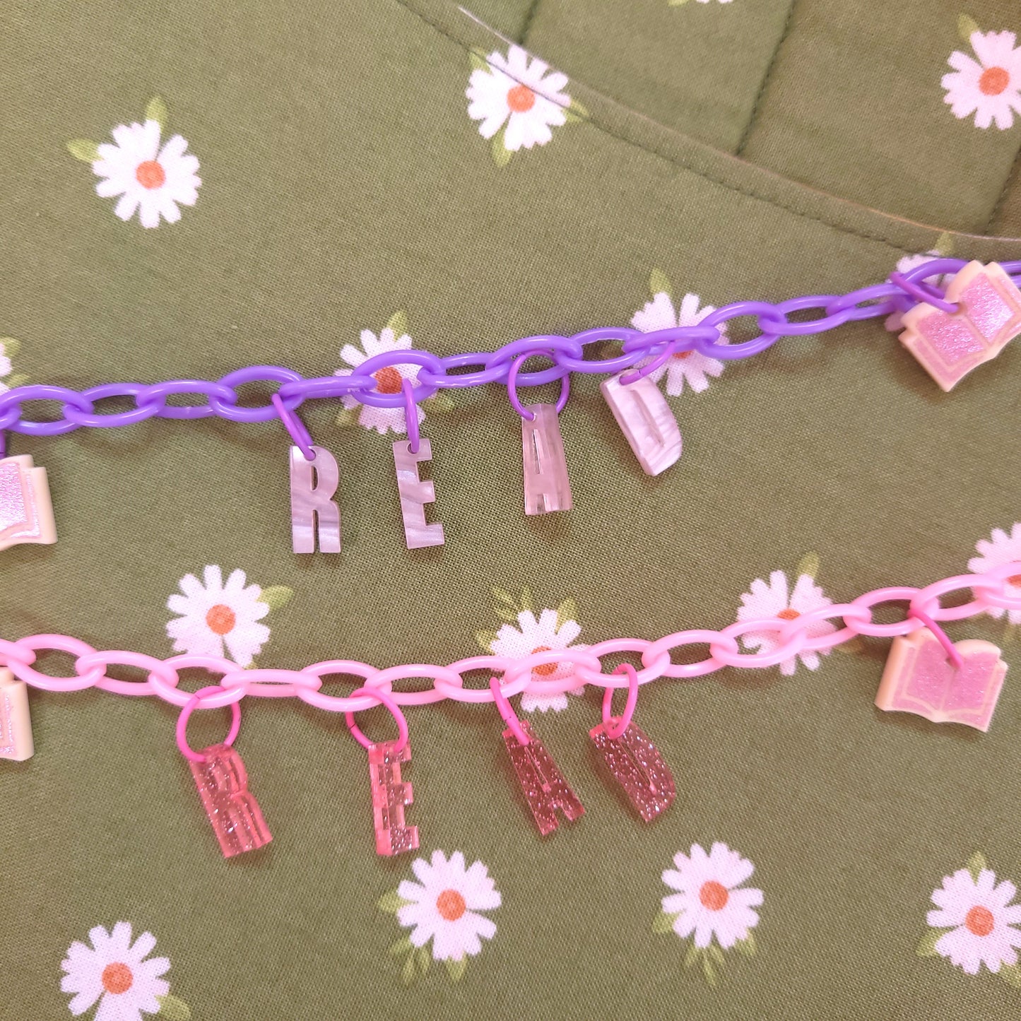 READ - Bookish Bag Charm Chain