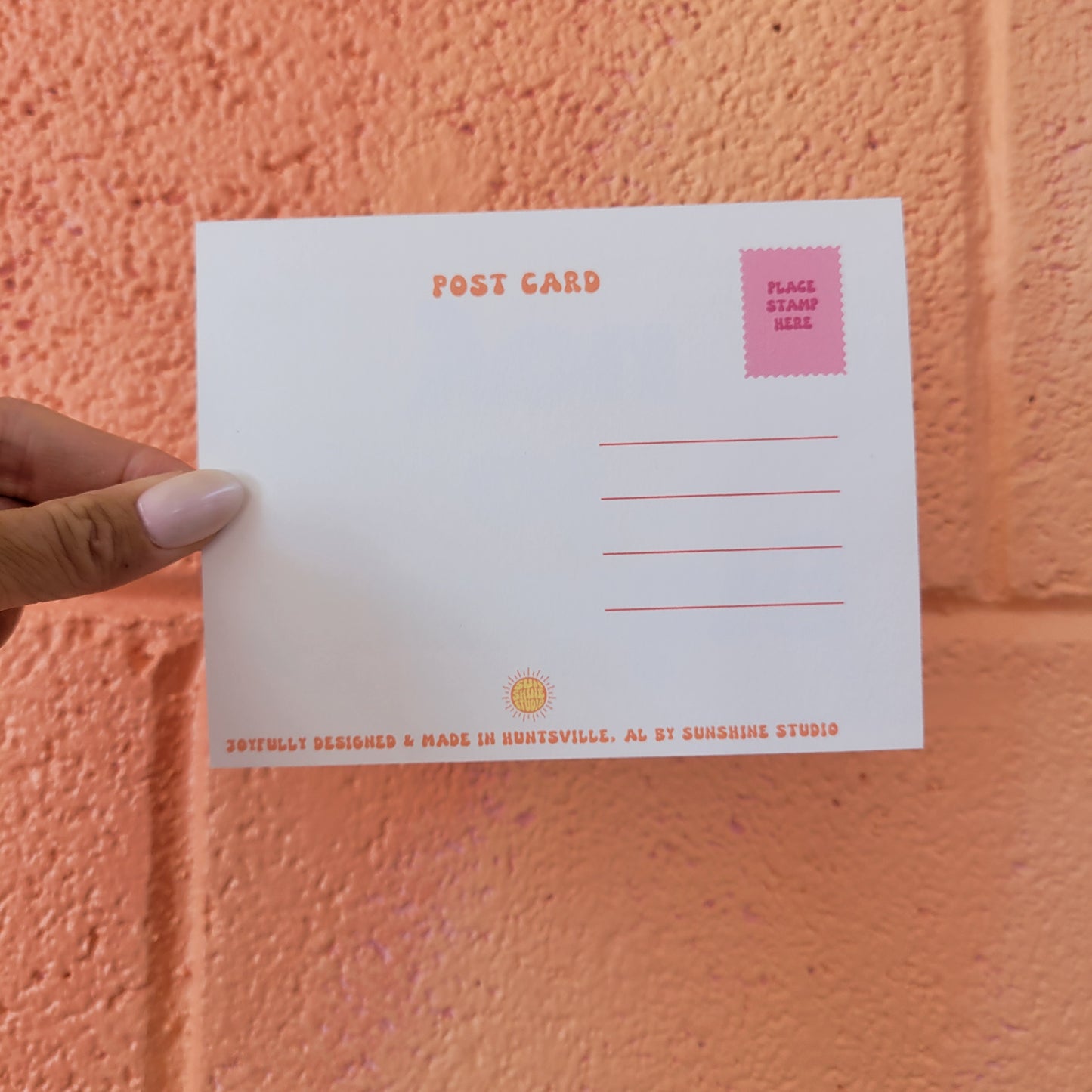 "Thinking of You" - Single Postcard