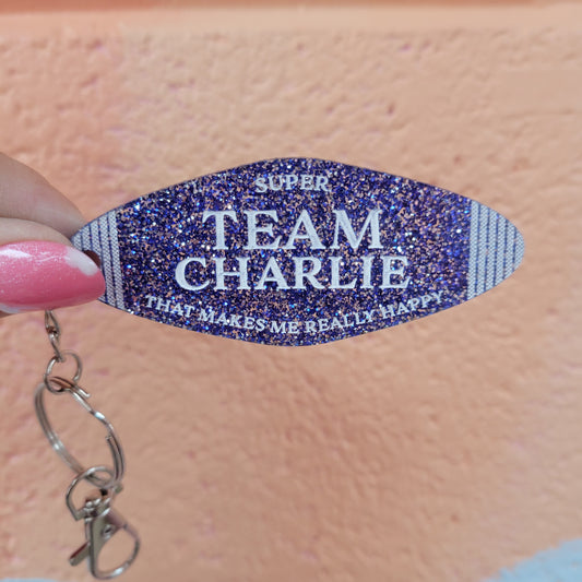 "Team Charlie" Motel Keychain