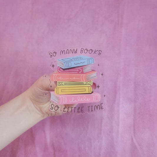 "So Many Books" Collapsible E-Reader Grip
