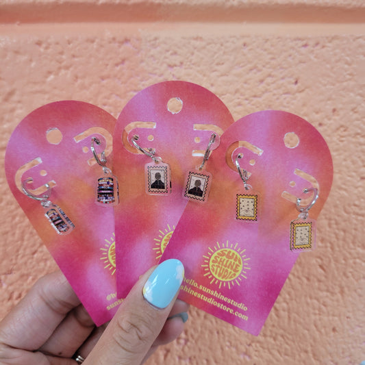 Taylor Swift Mini Eras Stamp Earrings