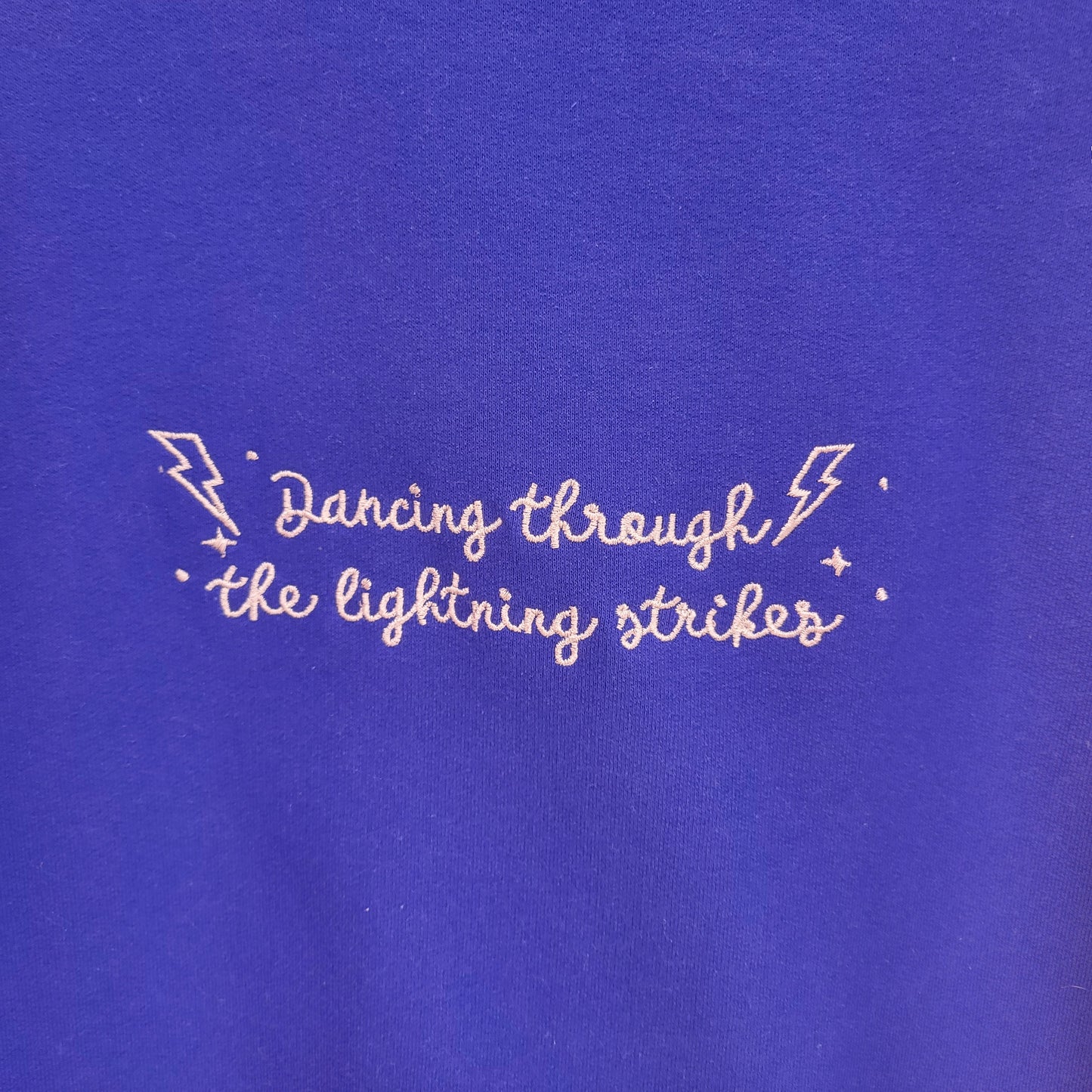 Dancing Through The Lightning Strikes Eras Embroidered Tops