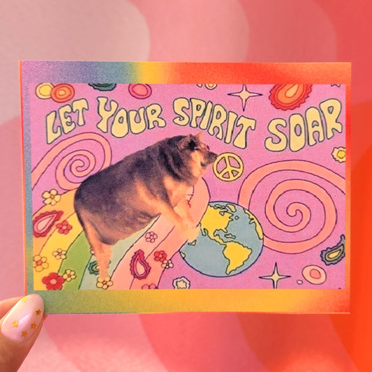 "Let your spirit soar" Post Card