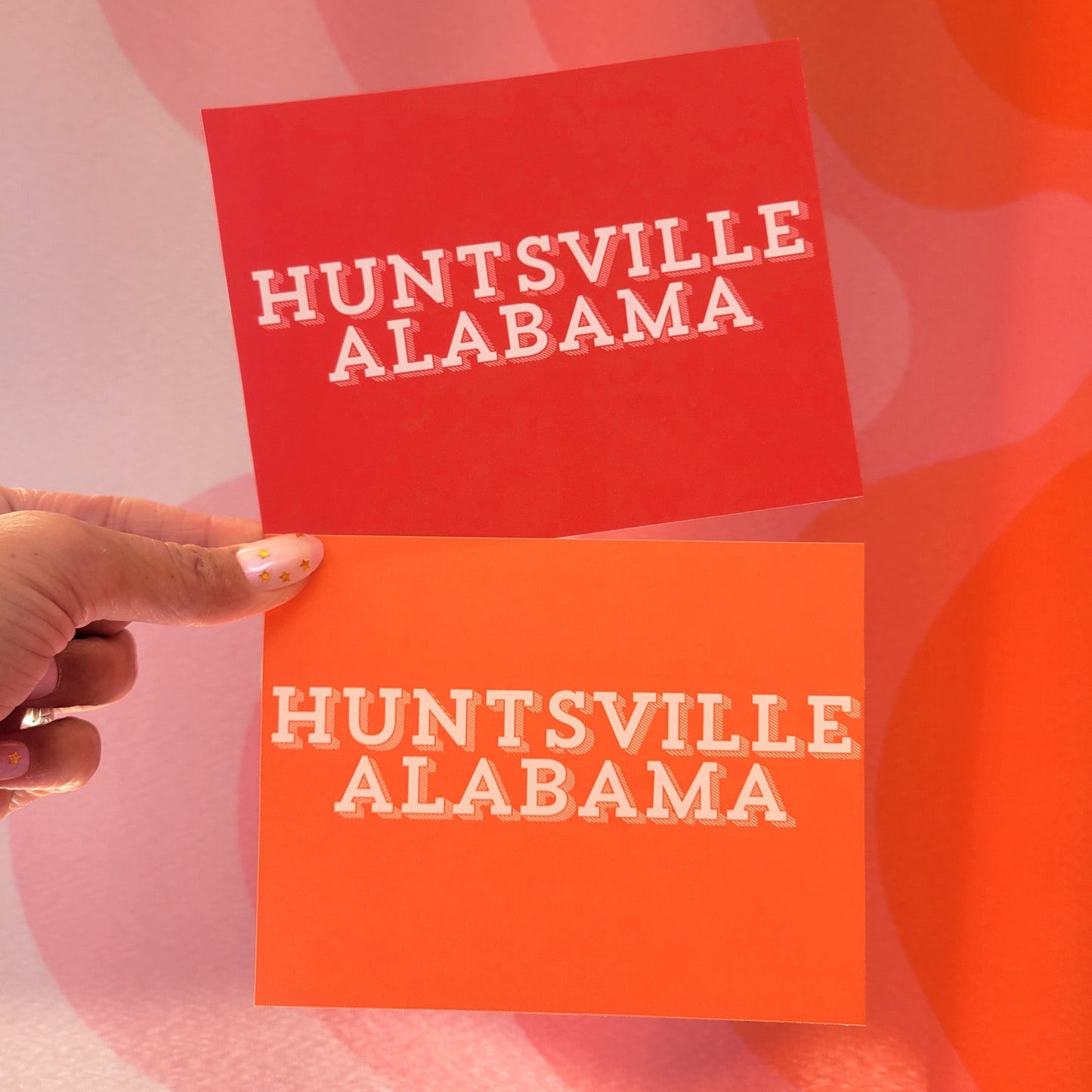 Bold "Huntsville Alabama" Post Card