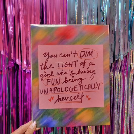 "...unapologetically herself" - Oopsy Daisy Wall Print