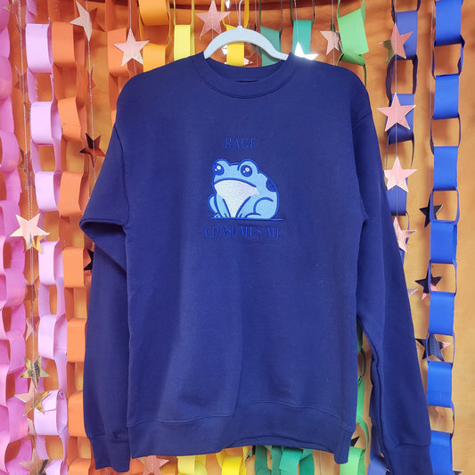 "Rage Consumes Me"  -Embroidered Frog Tee