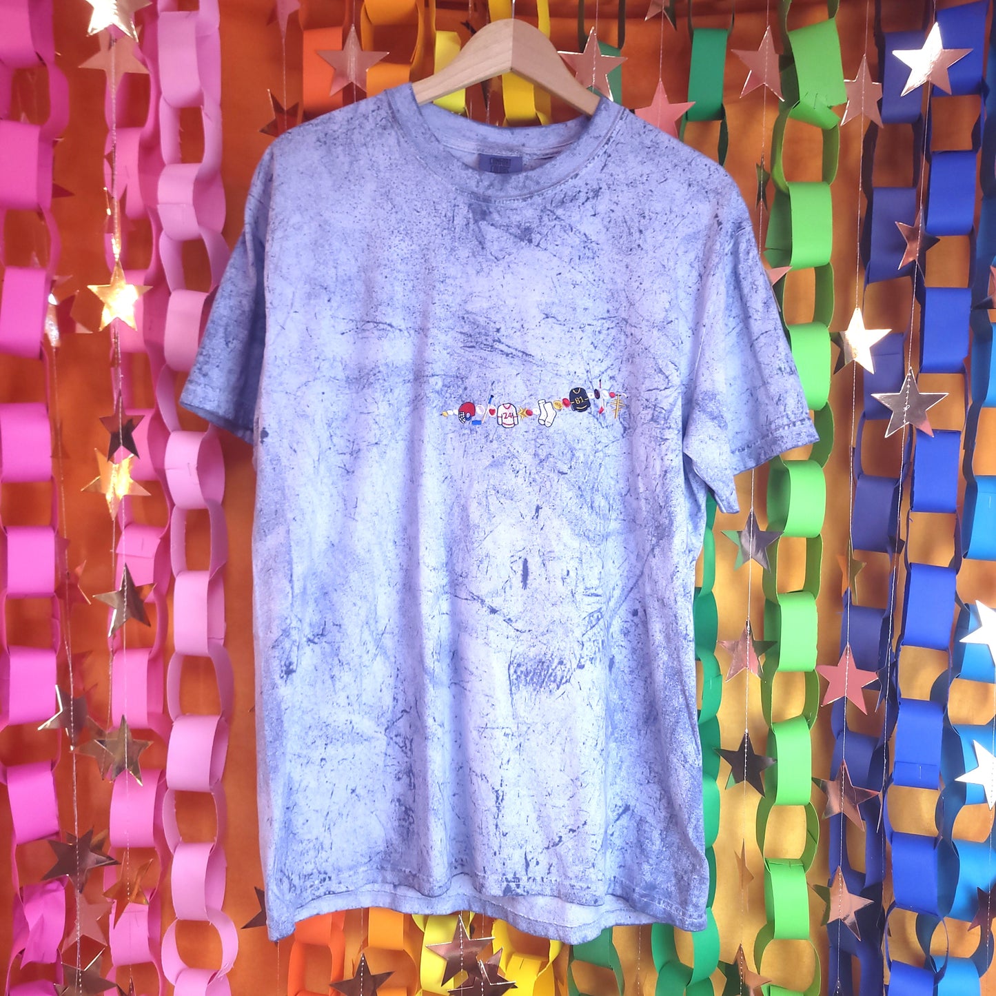 Friendship Bracelet Heated Rivalry Embroidered Top