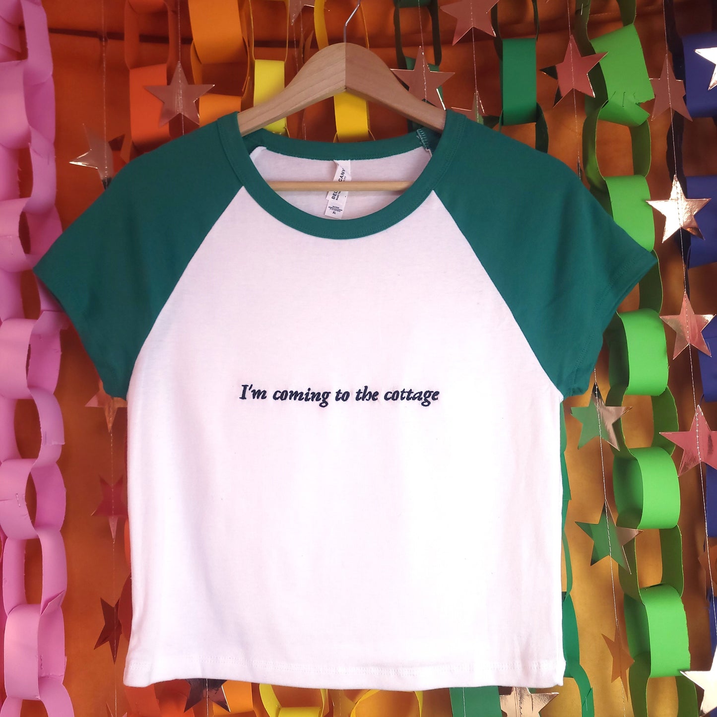 "I'm coming to the cottage" Heated Rivalry Embroidered Top