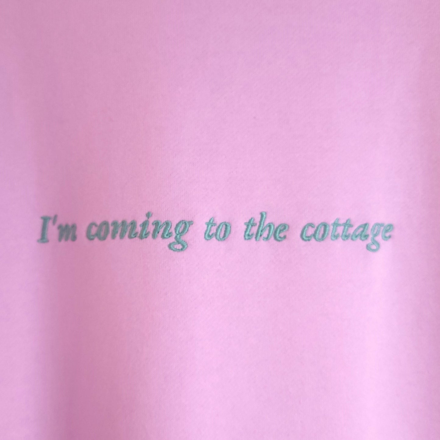 "I'm coming to the cottage" Heated Rivalry Embroidered Top