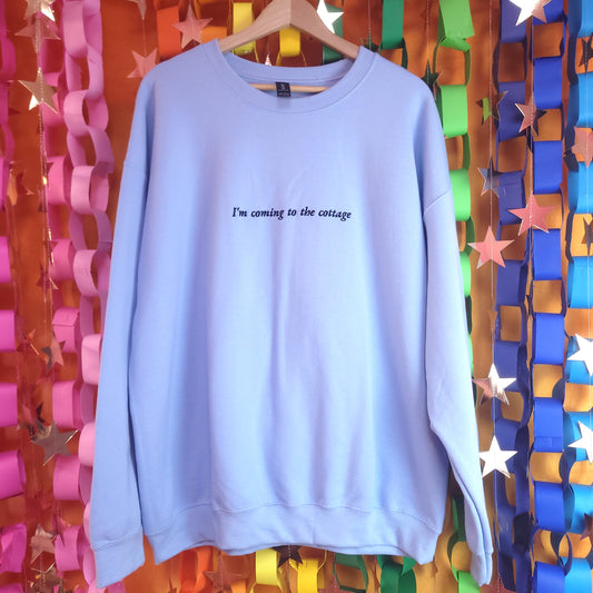 "I'm coming to the cottage" Heated Rivalry Embroidered Top