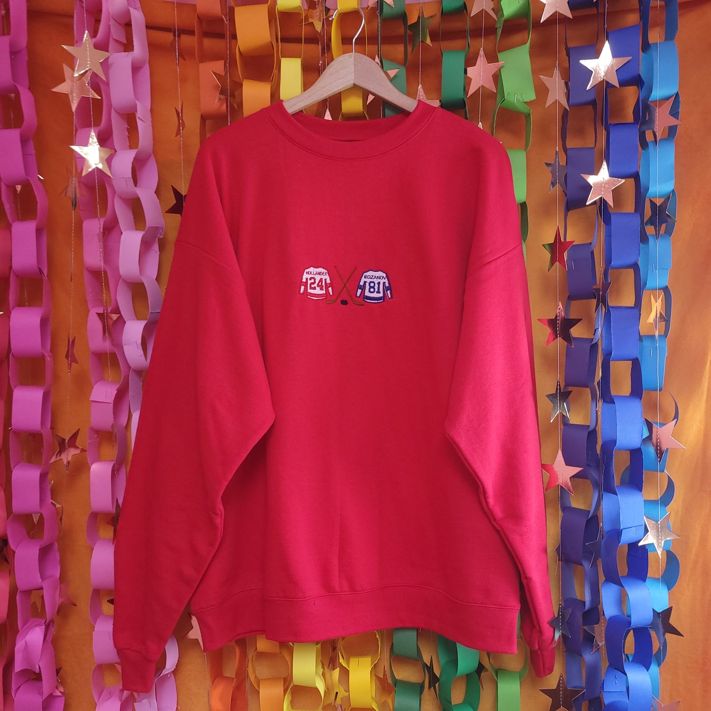 Rozanov and Hollander Jerseys - Heated Rivalry Embroidered Top