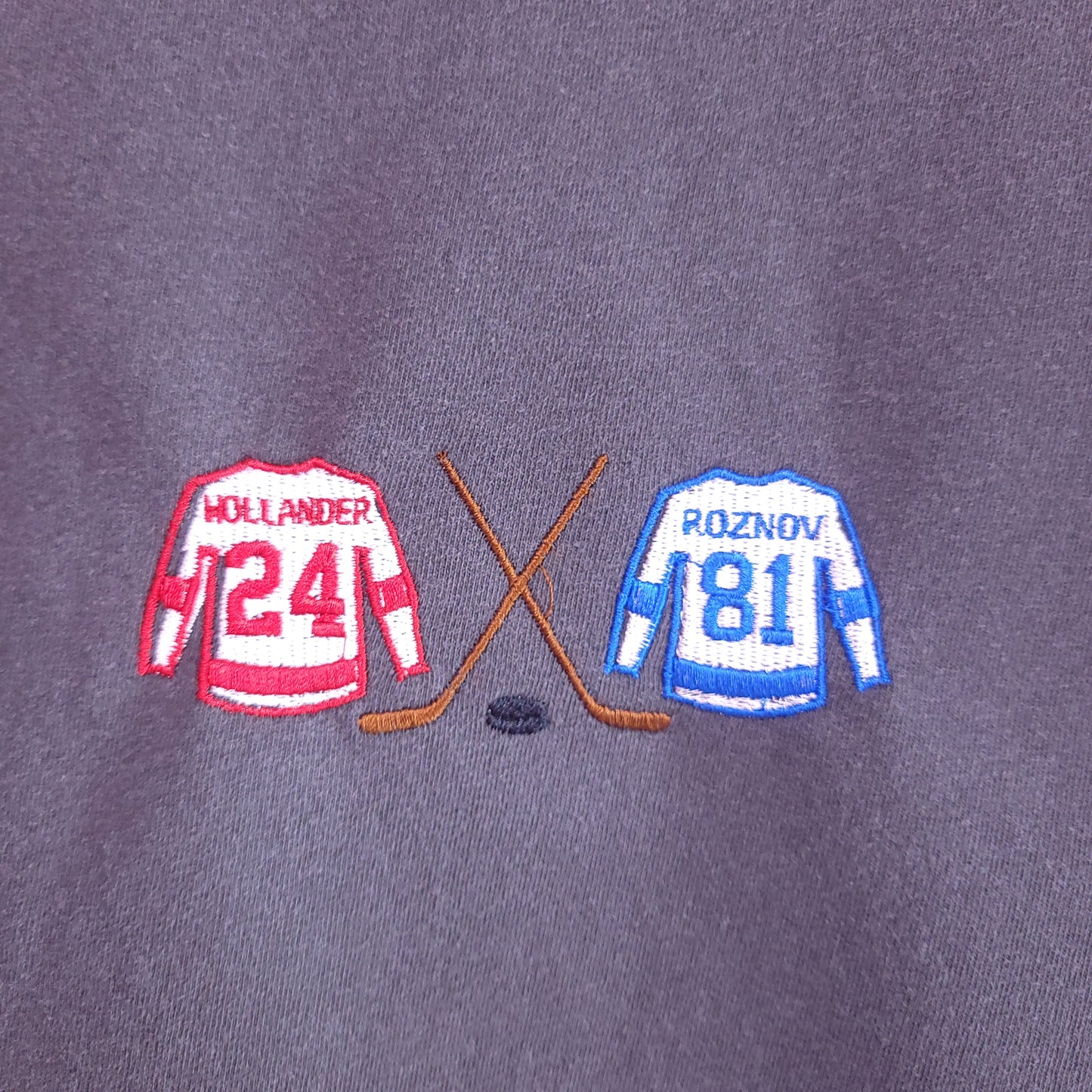 Rozanov and Hollander Jerseys - Heated Rivalry Embroidered Top