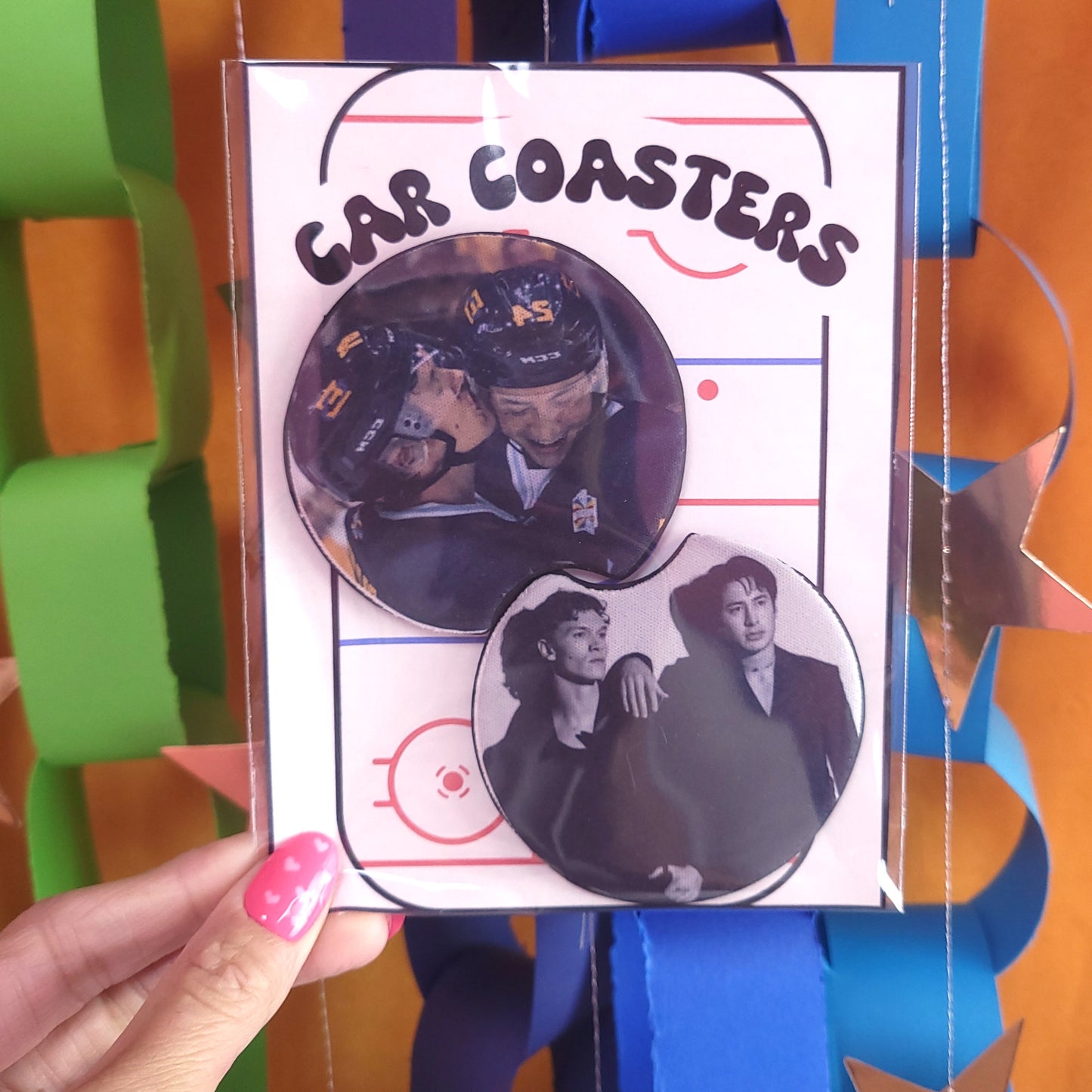 Heated Rivalry Mismatch Car Coaster Sets
