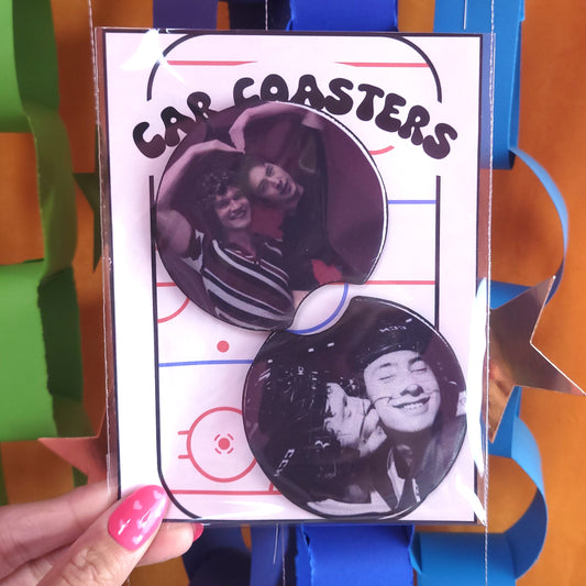 Heated Rivalry Mismatch Car Coaster Sets