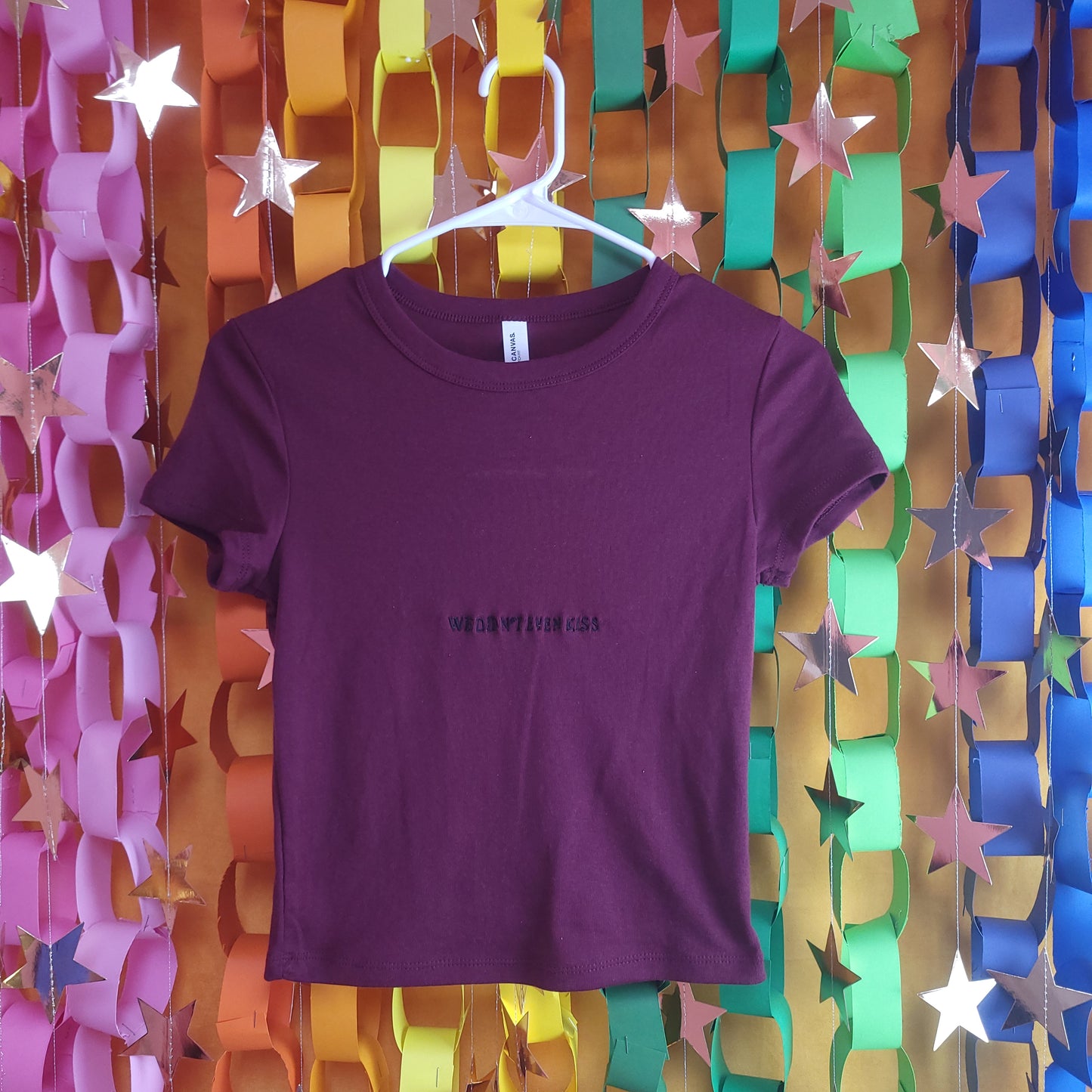 "We didn't even kiss" Heated Rivalry Embroidered Top