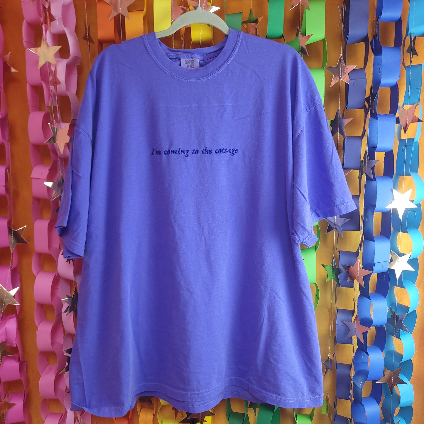 "I'm coming to the cottage" Heated Rivalry Embroidered Top