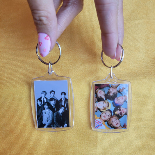 BTS 2-Sided Keychain