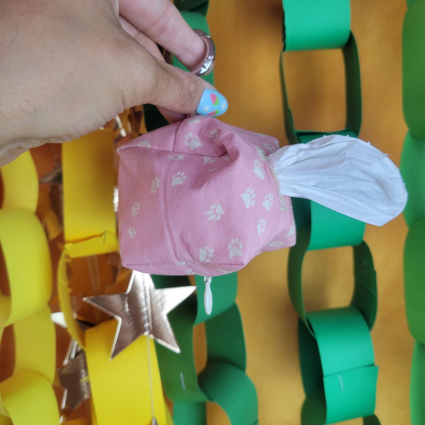 Handmade Doggy Bag Holder Keychain