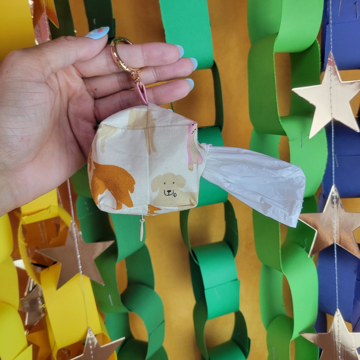 Handmade Doggy Bag Holder Keychain
