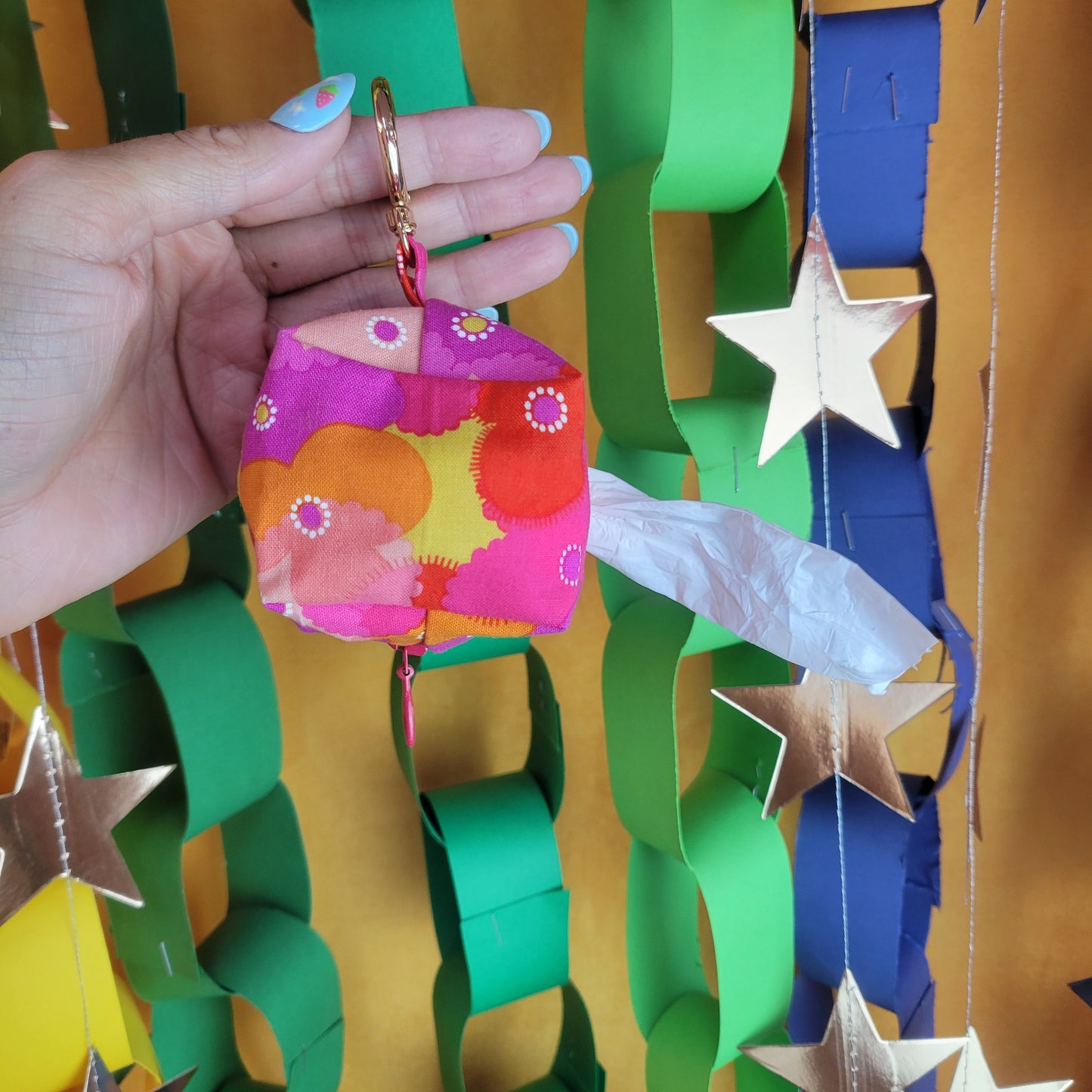 Handmade Doggy Bag Holder Keychain
