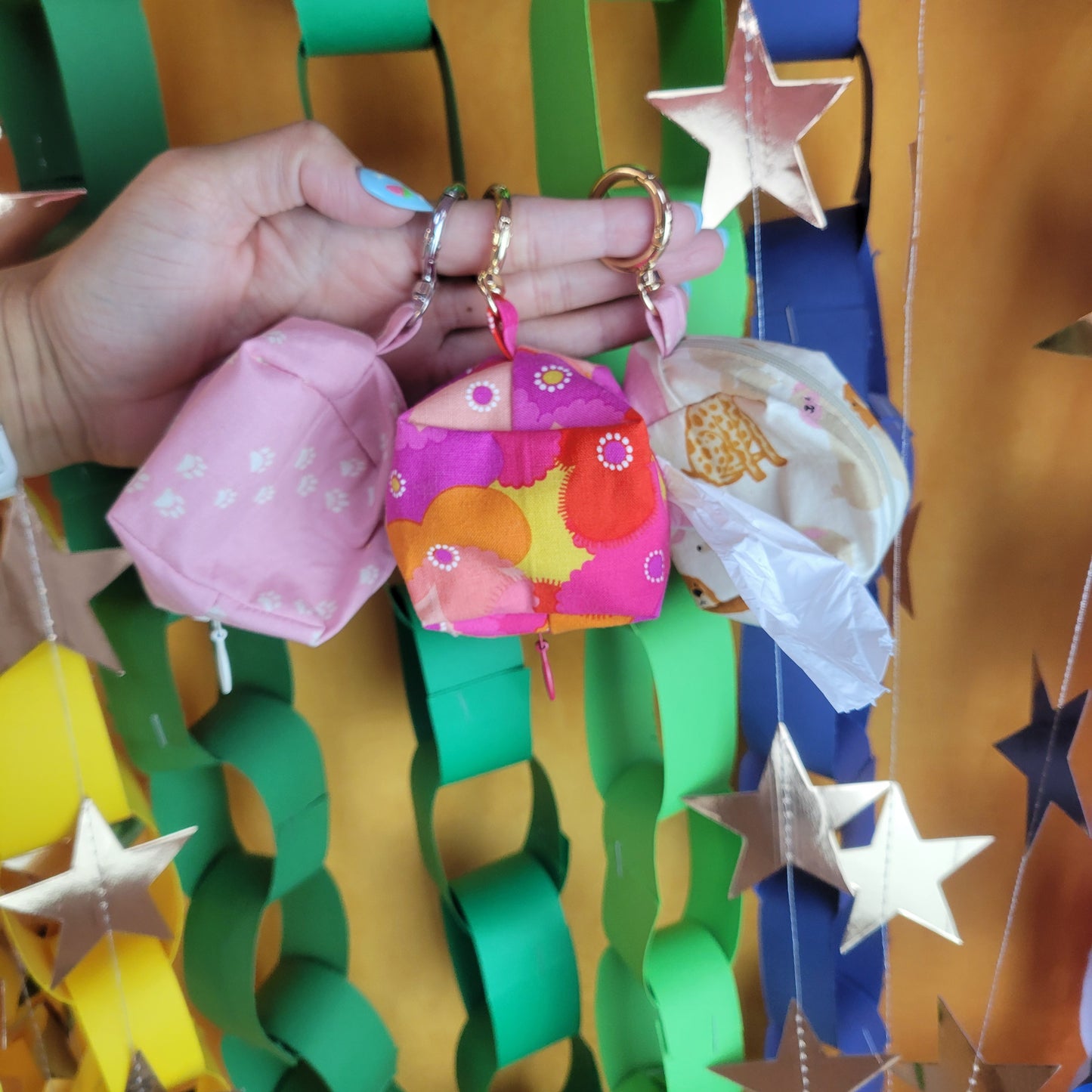 Handmade Doggy Bag Holder Keychain