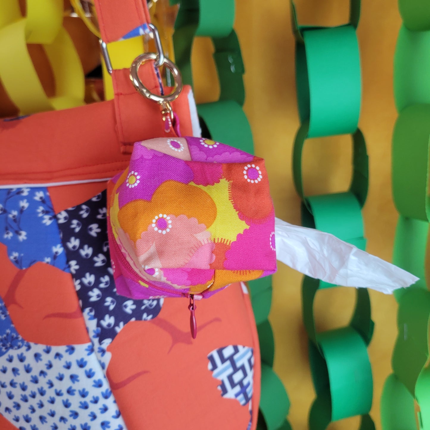 Handmade Doggy Bag Holder Keychain