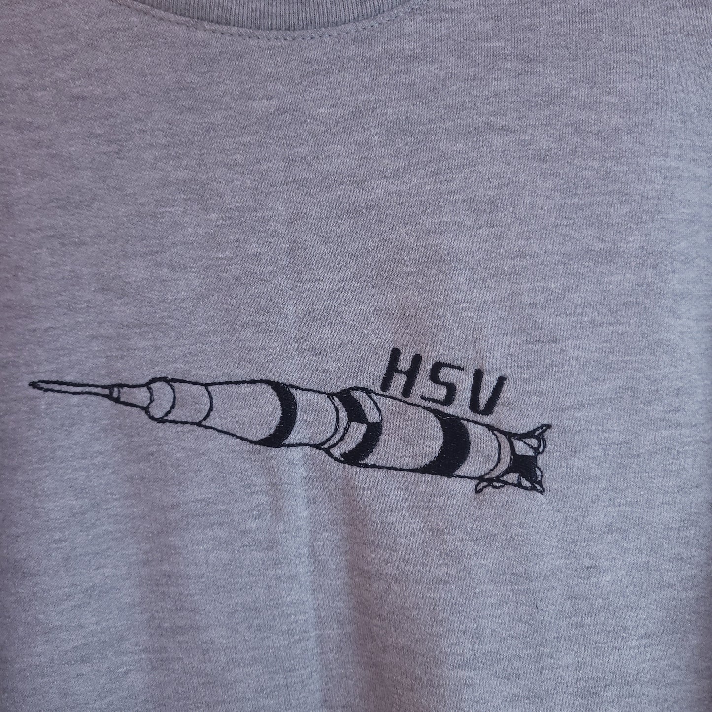 Saturn 5 Rocket Embroidery Top