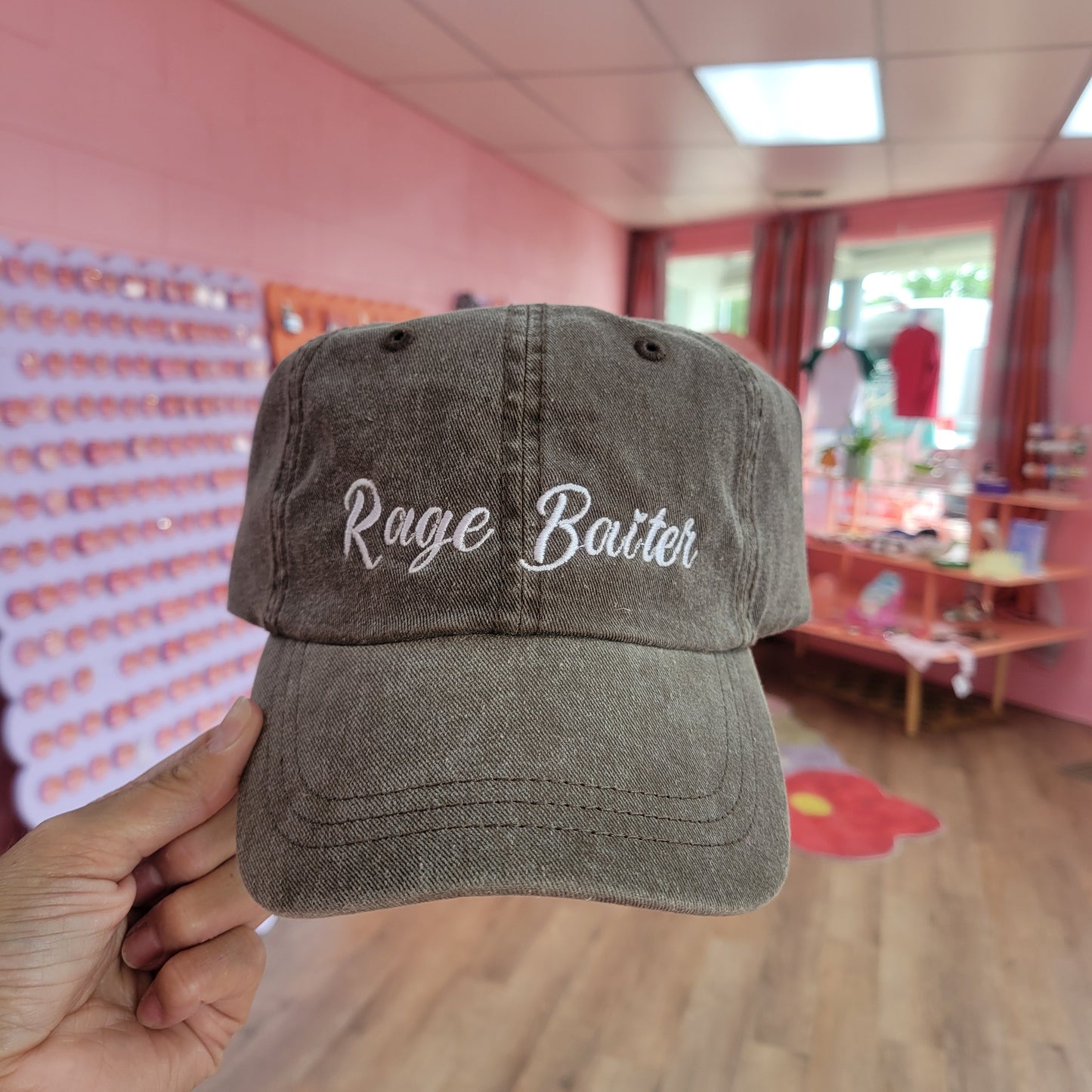 "Rage Baiter" Embroidered Hat