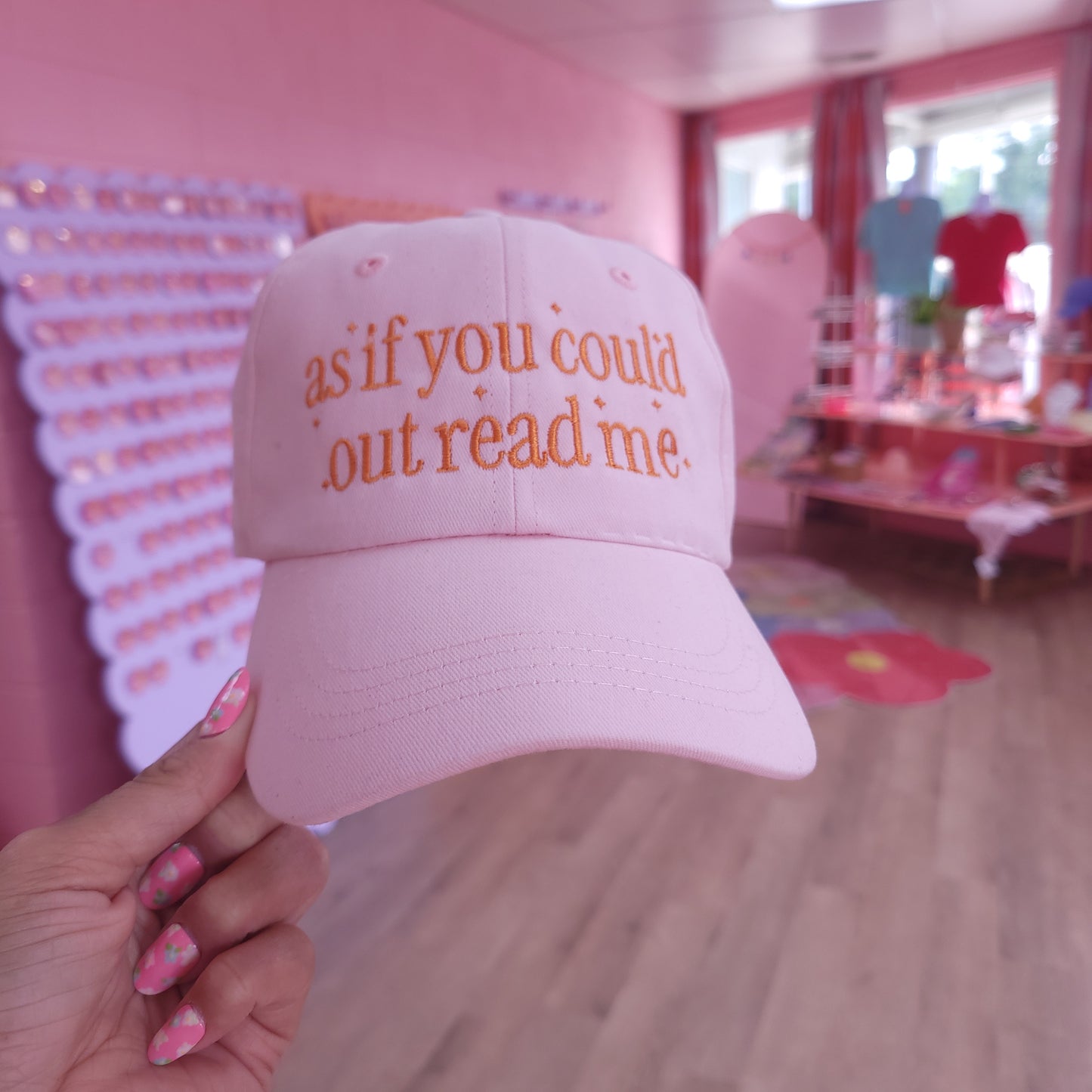 “As if You Could Out Read Me” Embroidered Hat