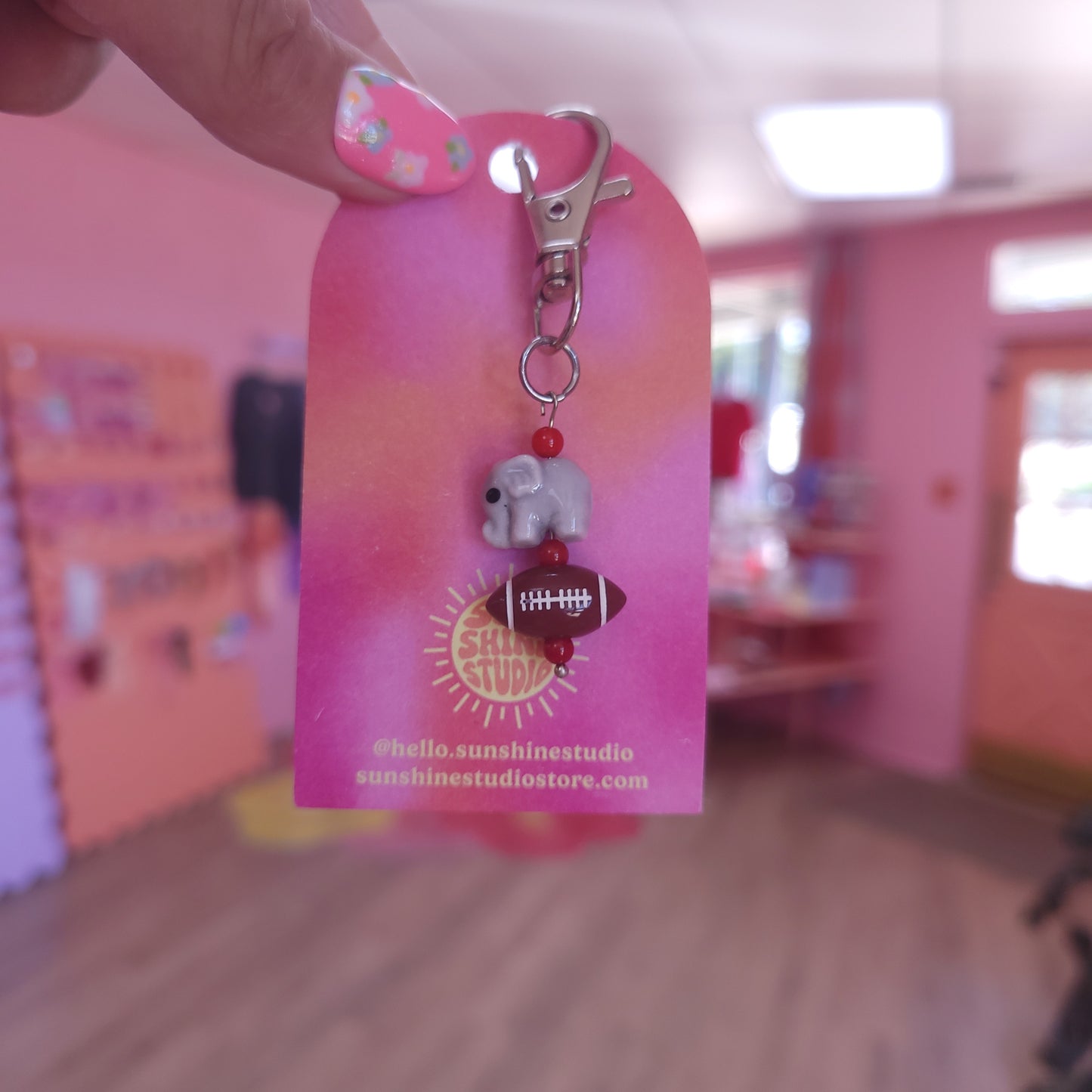 Mini Bag Charm Keychains