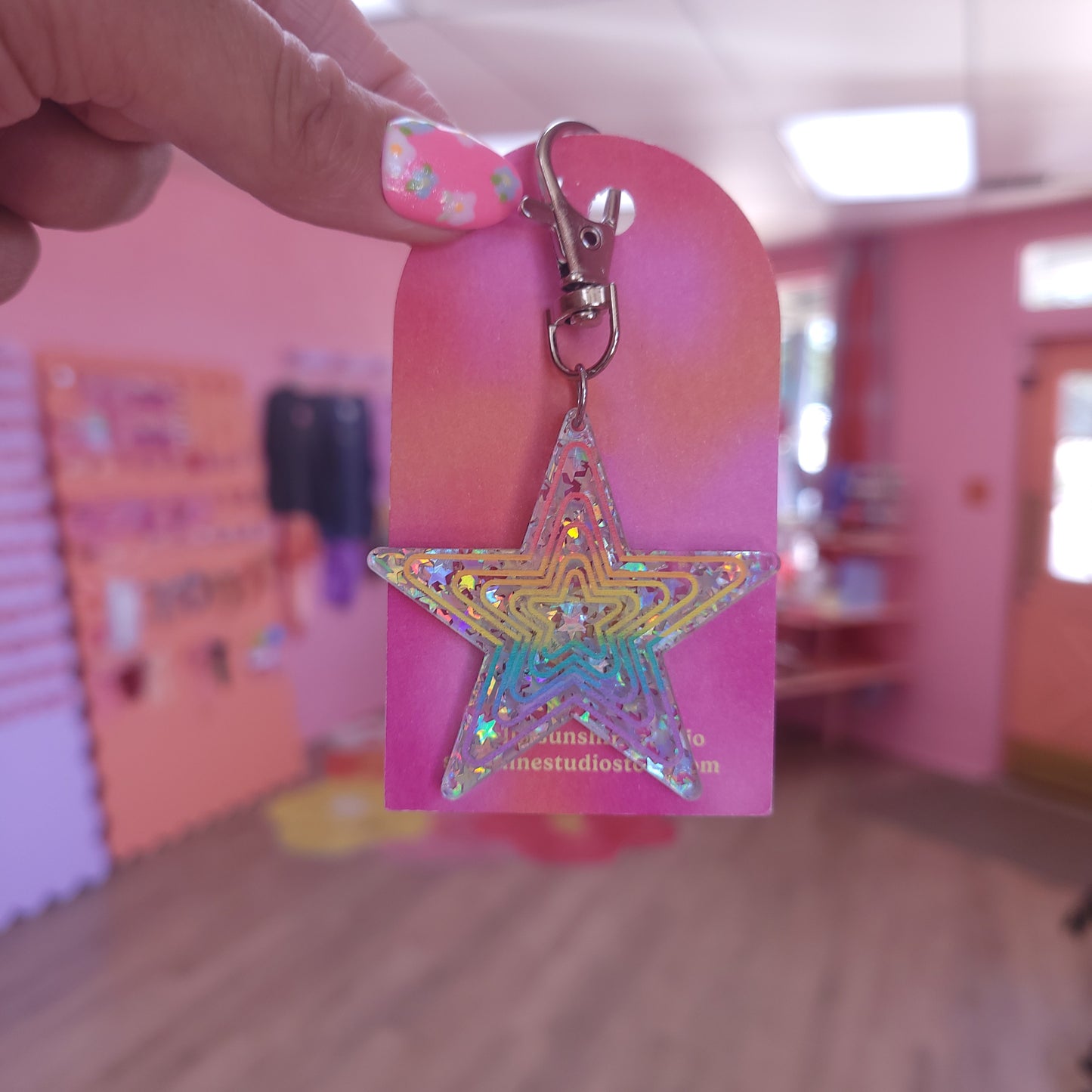 Mini Bag Charm Keychains