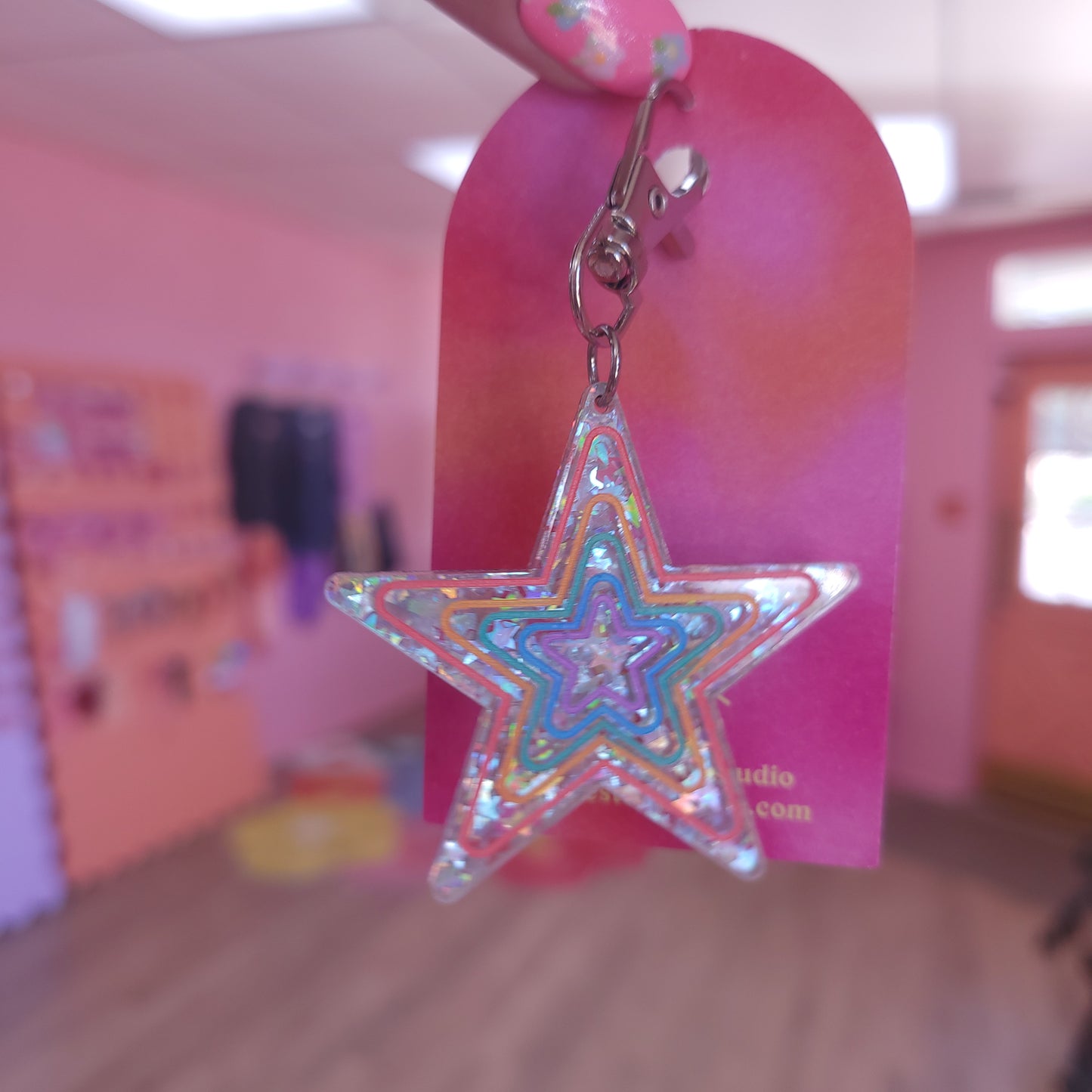 Mini Bag Charm Keychains