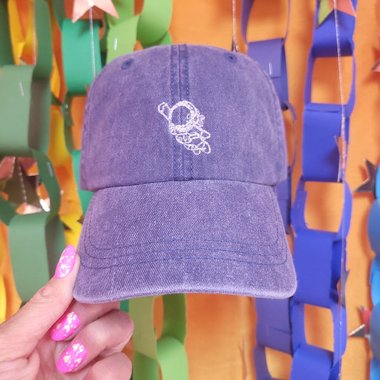 Simple Astronaut Embroidered Hat