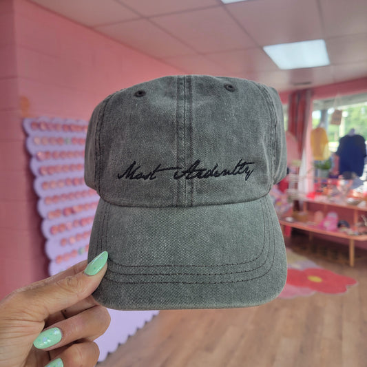 "Most Ardently" Embroidered Hat