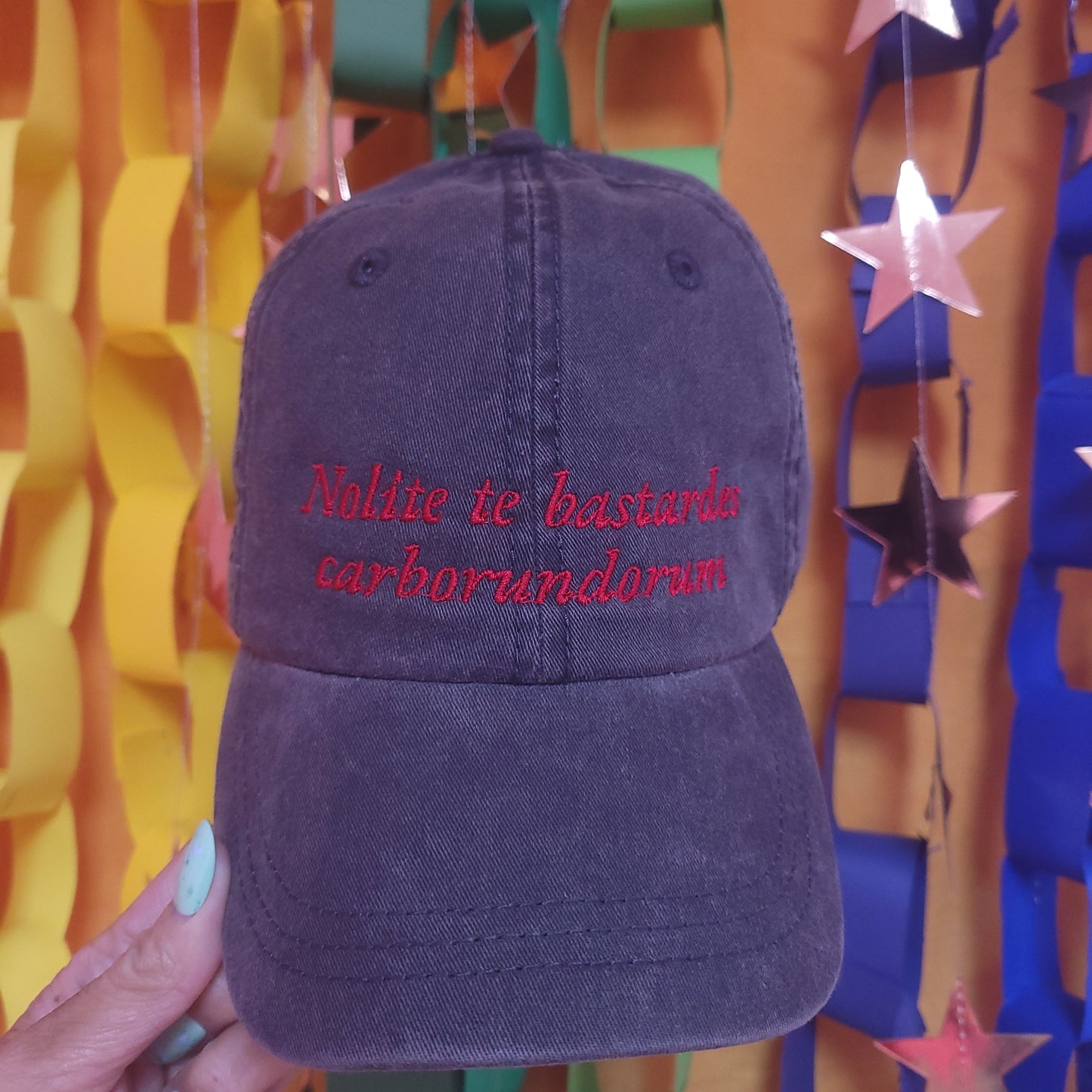 "Nolite te bastardes carborundorum" Embroidered Hat