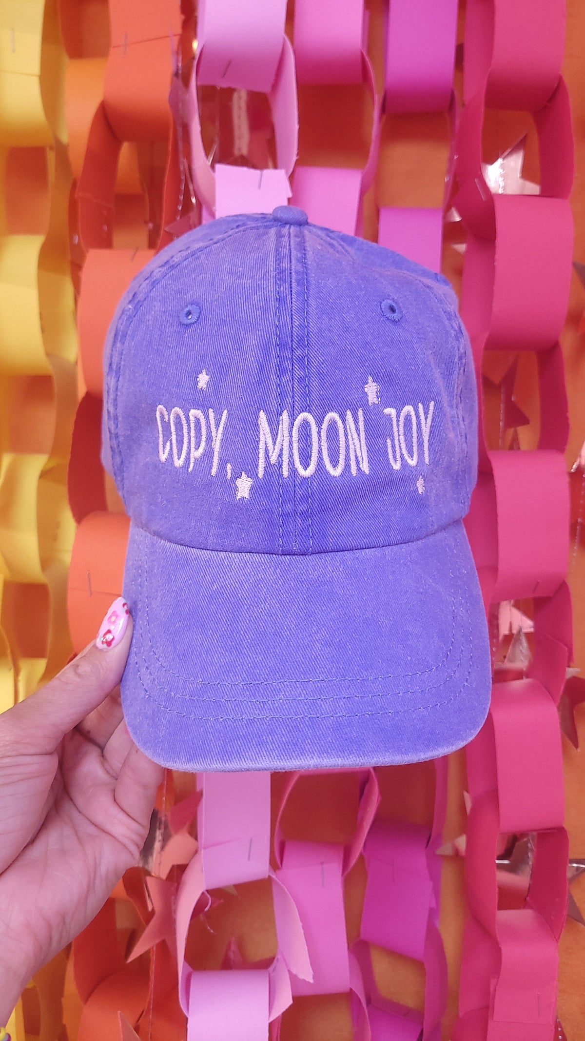 Copy, Moon Joy Embroidered Hat