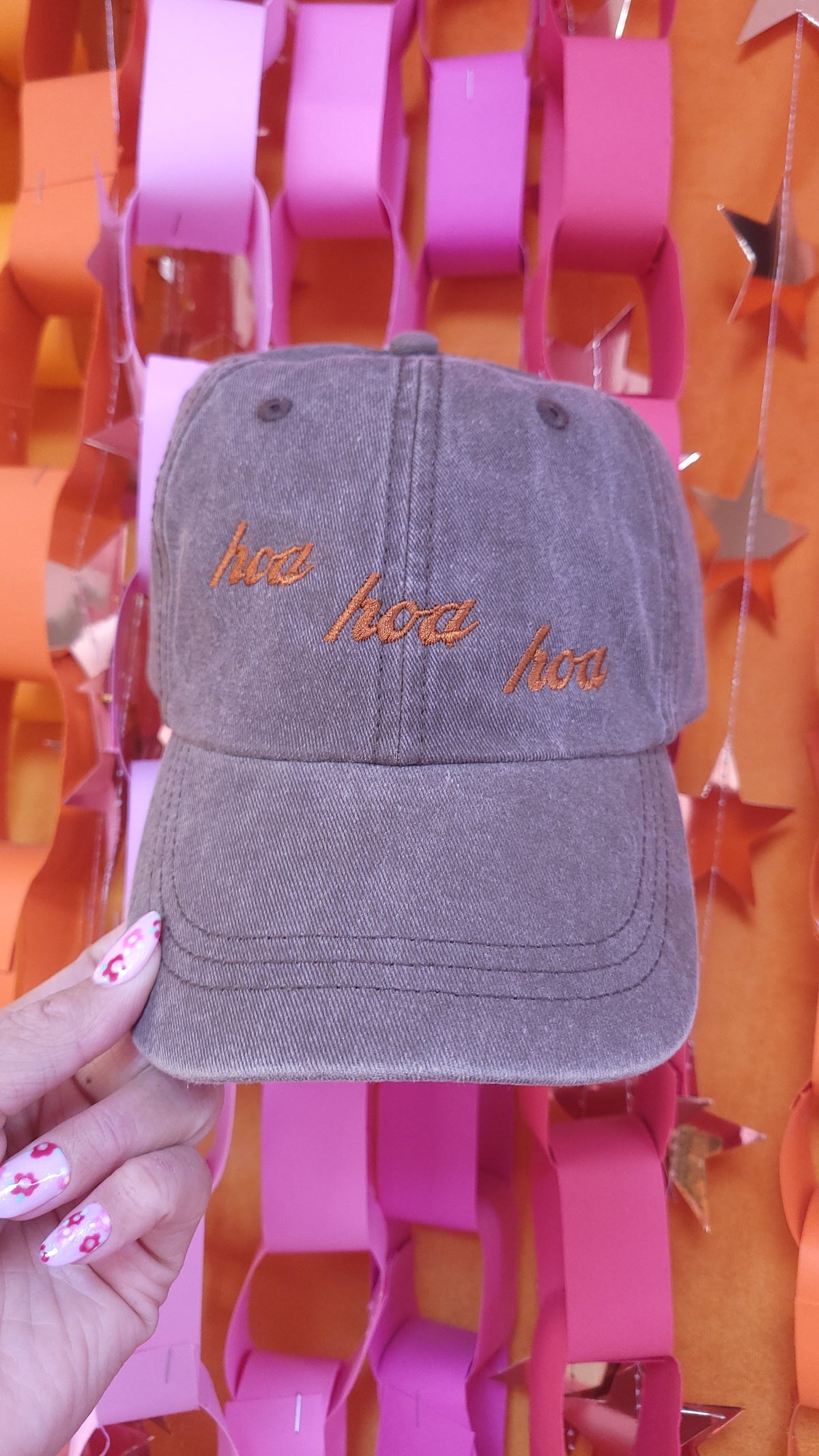 Hoa, Hoa, Hoa Twilight Embroidered Hat