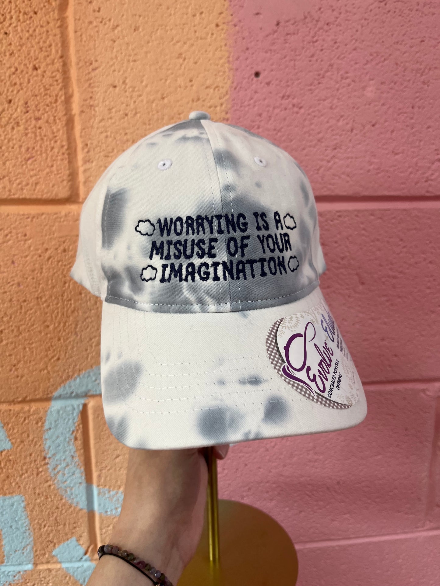 Worrying is a Misuse of Your Imagination Oopsie Daisy Hat