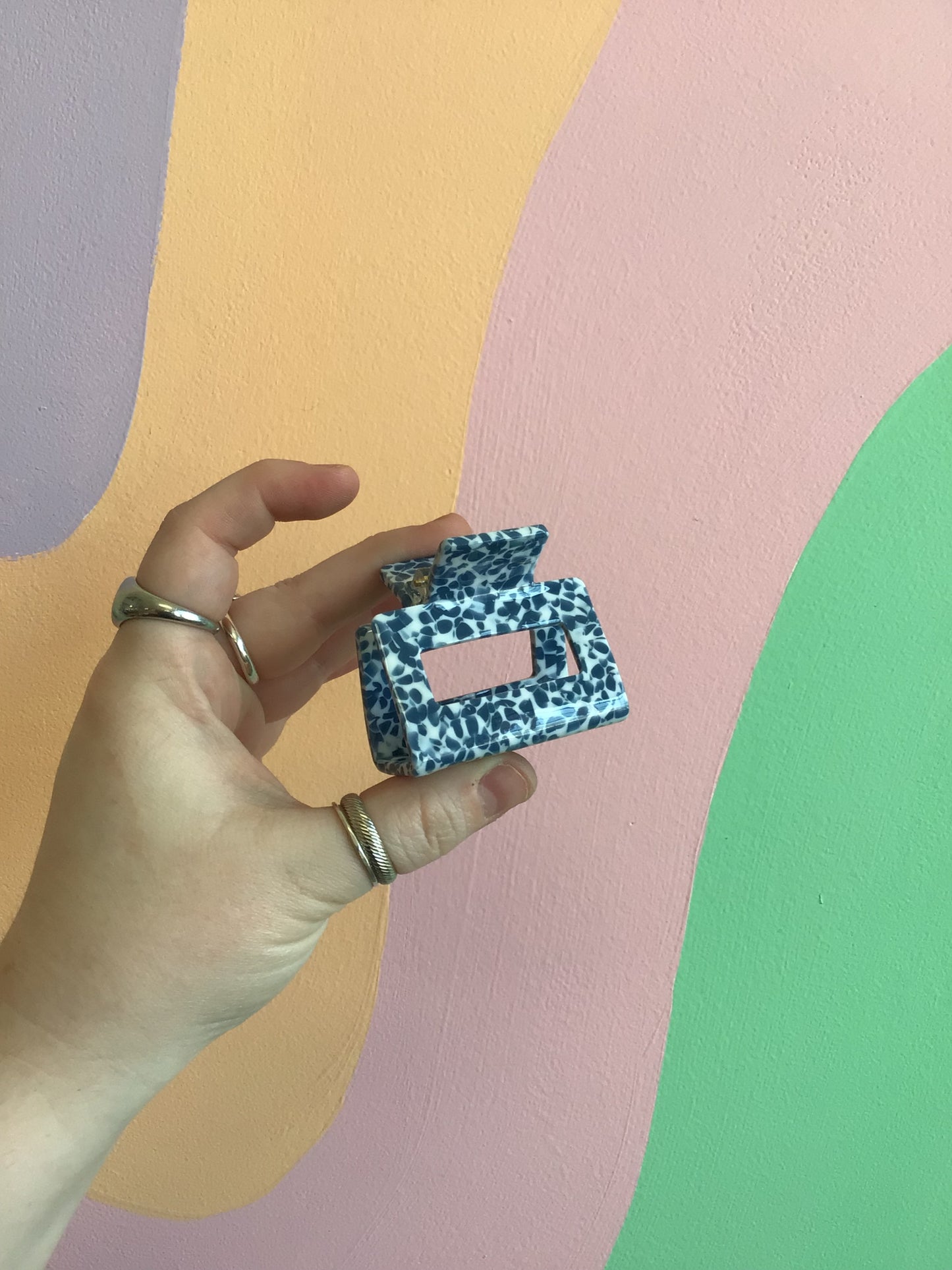 Mini Rectangle Hair Claws