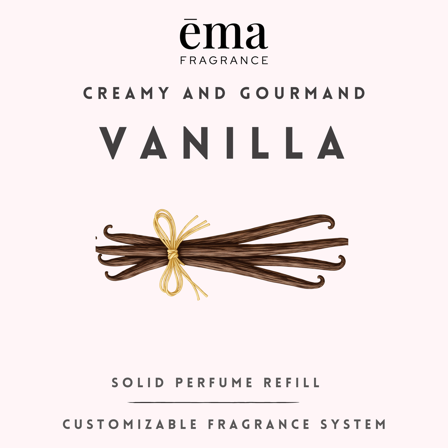 Vanilla Solid Perfume Pod (2g) | Refillable Clean Fragrance