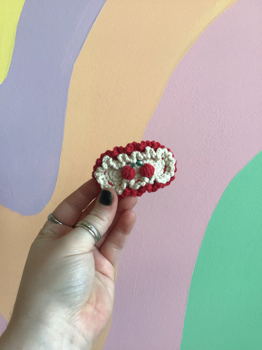 Crocheted Hair Clips