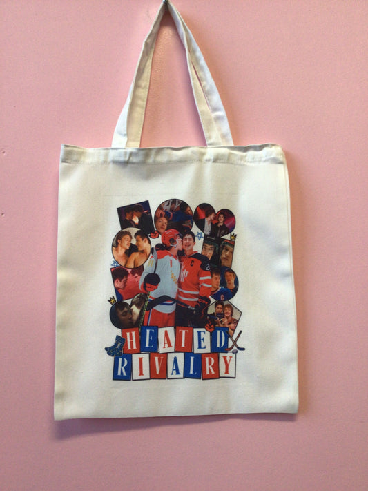 Heated Rivalry Collage Tote