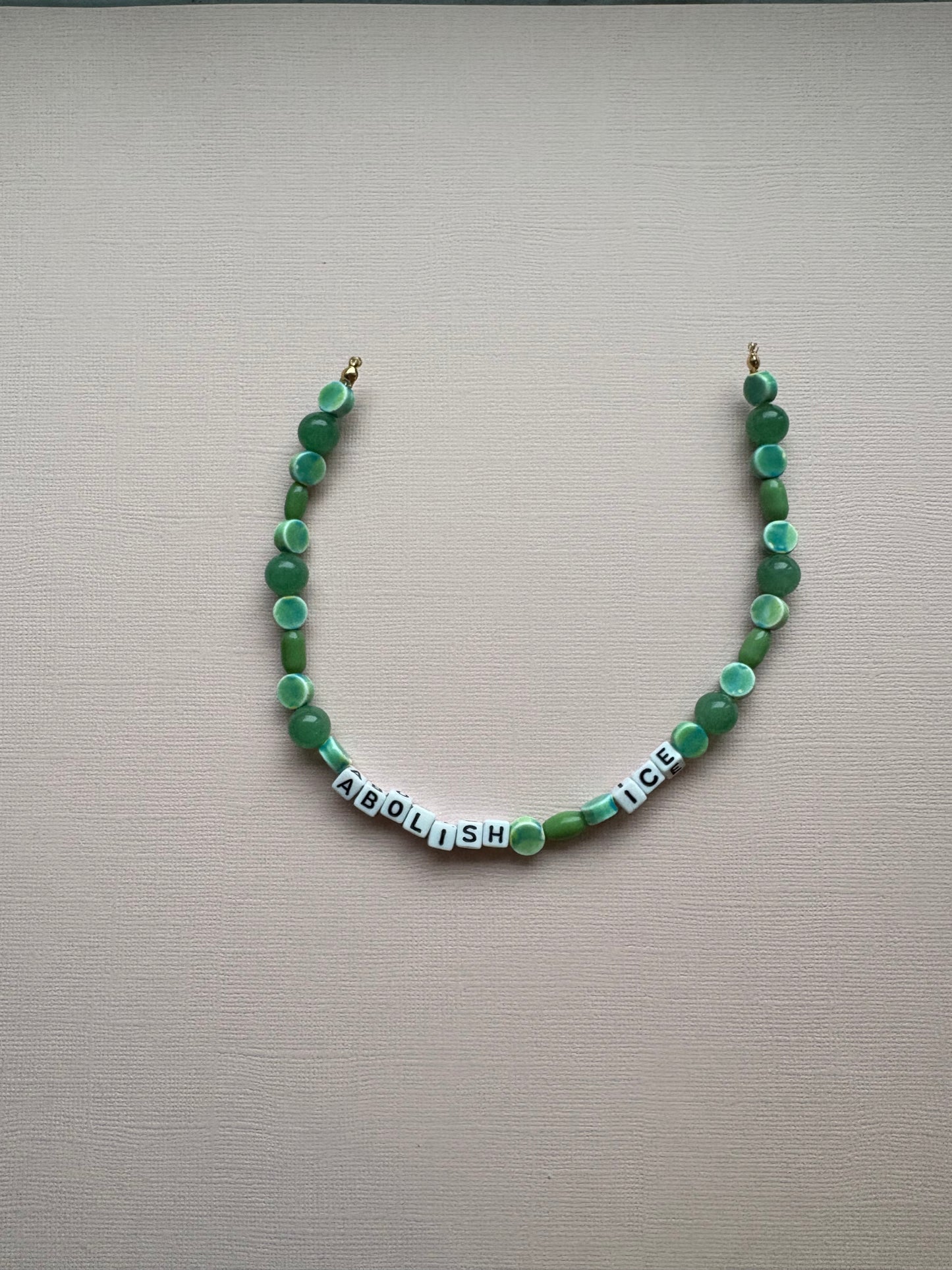 Abolish ICE Green Bag Charm or Phone Charm