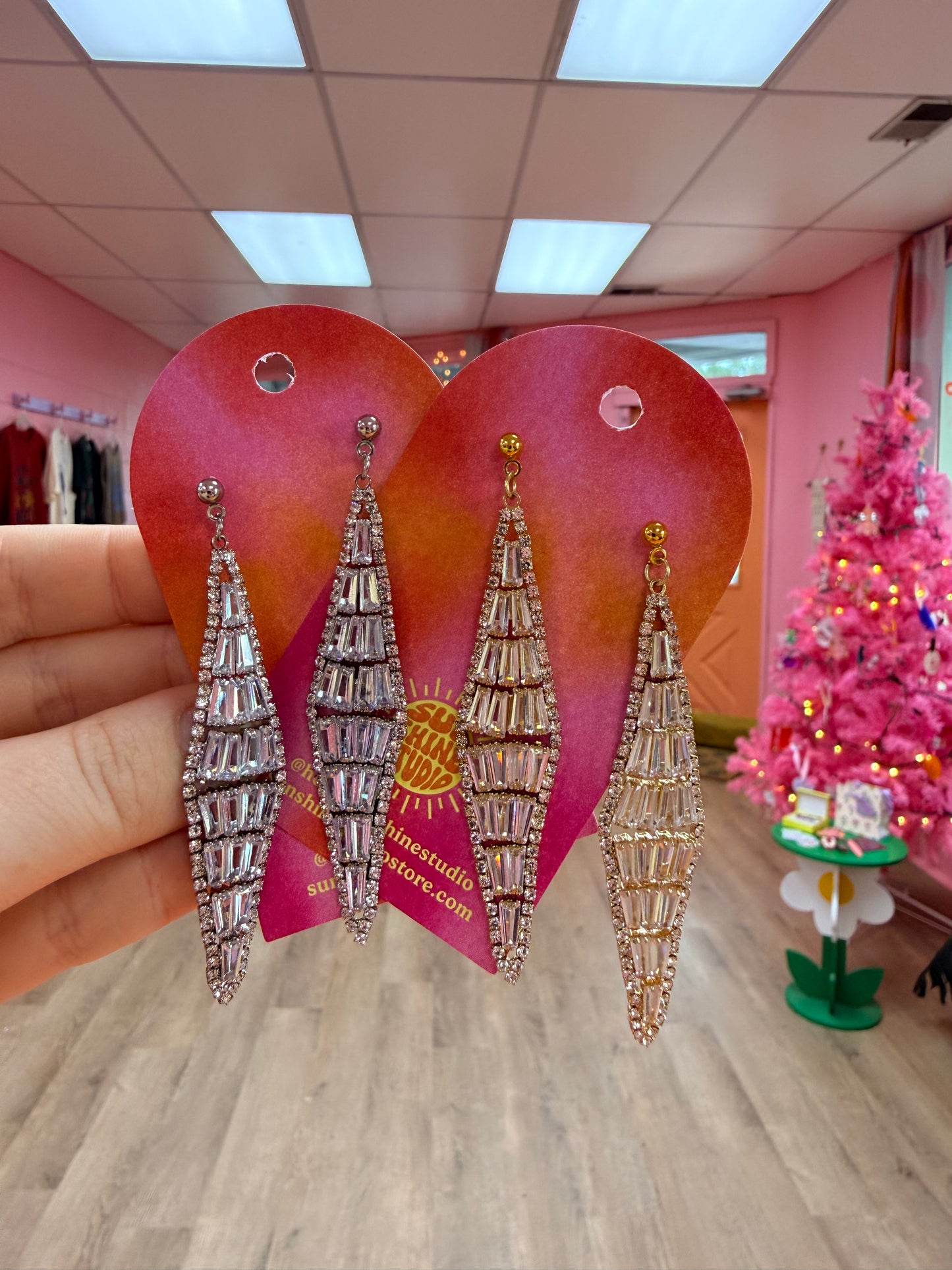 Sparkle Statement Earrings