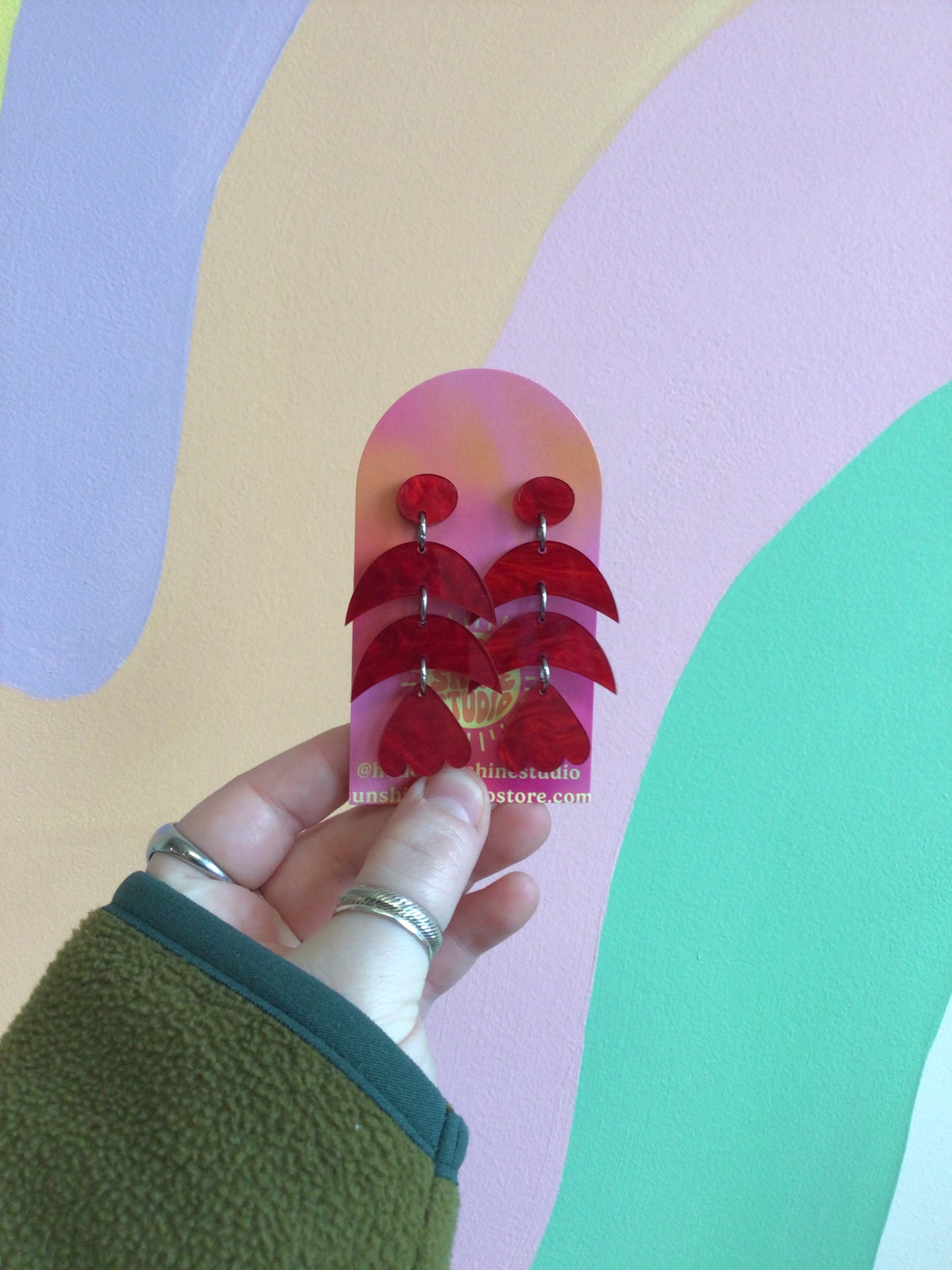 Plumette Statement Earrings